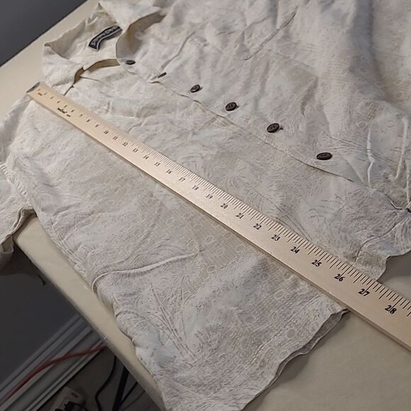 Ocean Pacific menswear sz M  100% rayon button front collared shirt - Picture 4 of 6